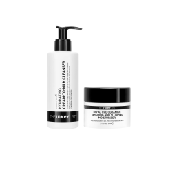 Simple Skincare Cleanser & Ceramide Moisturizer Duo