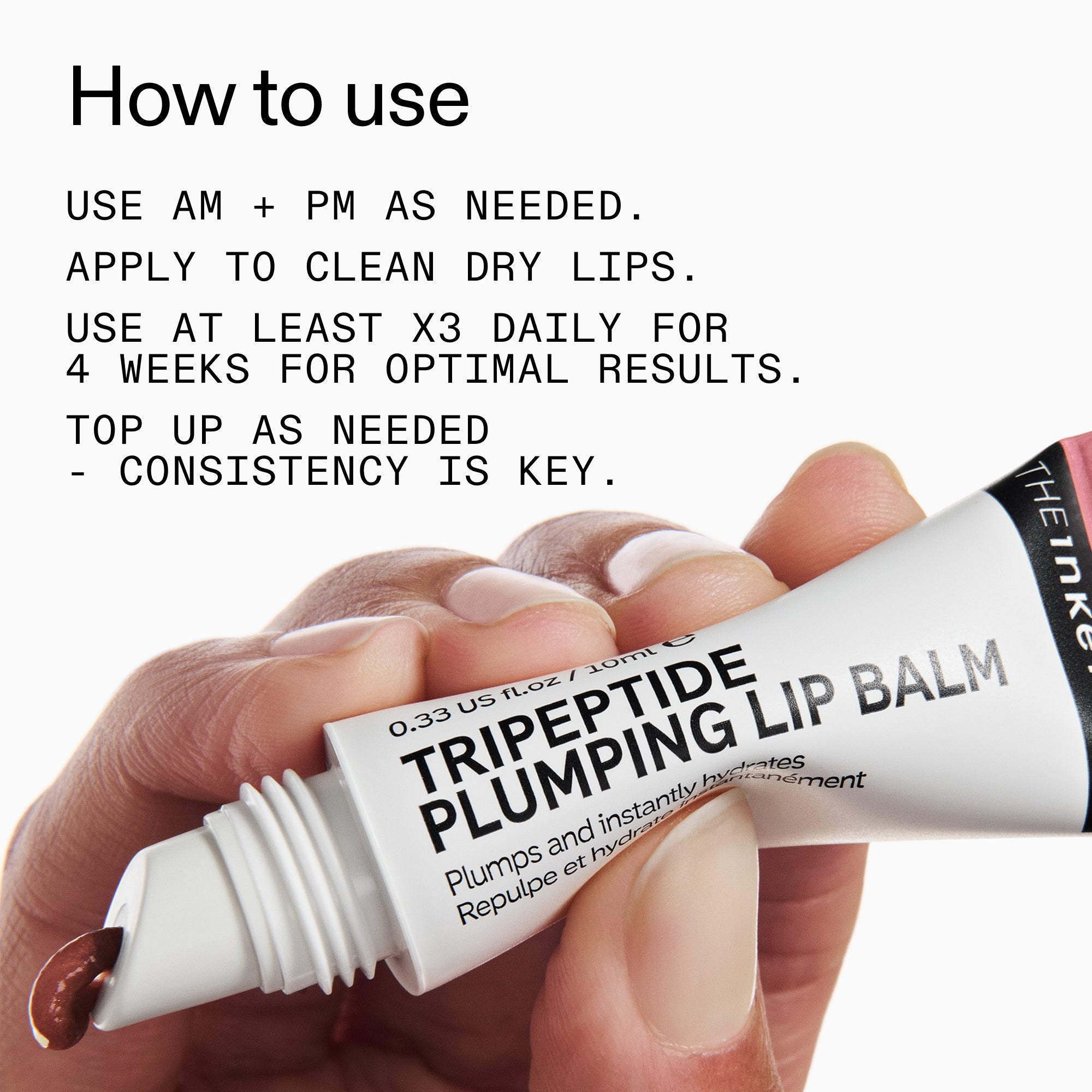 Tripeptide Plumping Mocha Brown Lip Balm - Image 10